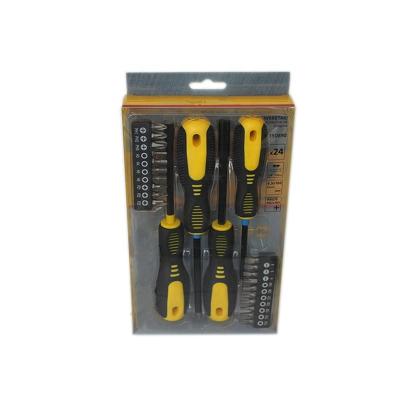 China High Quality 24Pcs Screwdrivers PVC Box Packing CRV Screwdriver Set for sale