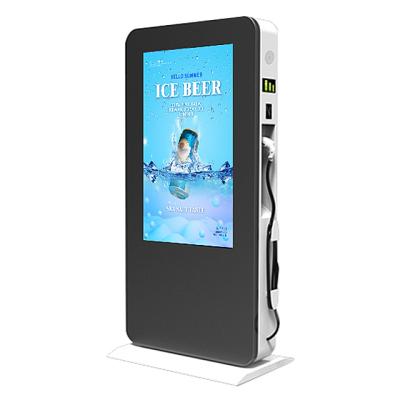 China Outdoor Outdoor Readable LCD Touch Screen Panel Monitor Advertising TV Sunlight Digital Signage Kiosk for sale