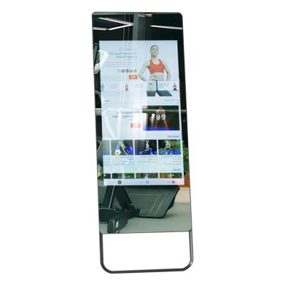 China Bright Smart Mirror 60cm 80cm 100cm Around Smart 3D Tunnel Led Wall Light 3D Mirror AI Mirror Smart Mirror for sale