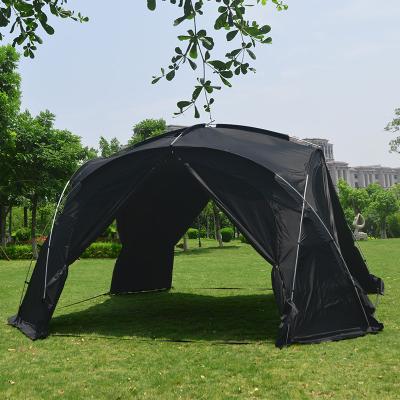 China Straight tie type sunshade tent factory directly for 8-12 people family awning tent camping tent for sale