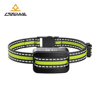 China Newest Supply Factory 7 Levels Sensitivity Dog Bark Collar Viable Dual Motor Vibration Anti Bark Collar For Dogs for sale