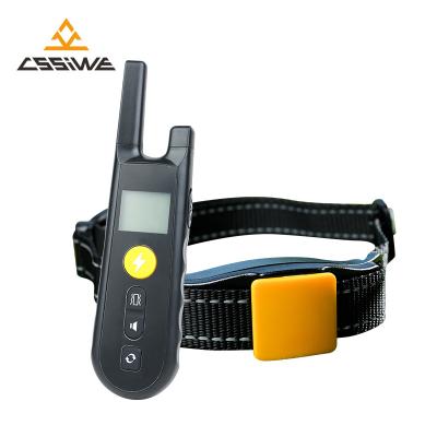 China Newest Viable Factory Wholesale Electronic Shock Training Collar No Bark Anti Barking Remote Control Trainer for sale