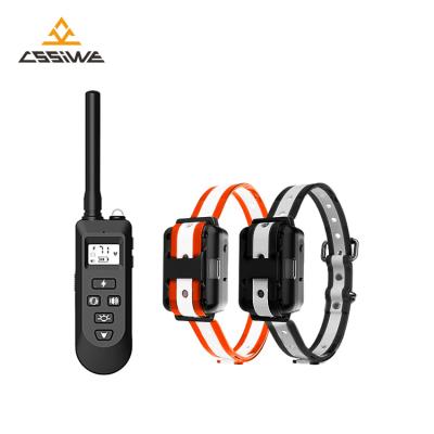 China Factory Wholesale Amazon Success Shock Collar 3280ft Chain Control 3 Receiver 99 Levels Remote Viable Dog Training Collar For Dog T for sale