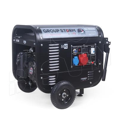 China MATCHUP China Supplier Air Cooled 7000 Watt 7Kw 7.5Kw Petrol Generator Electrical Starting Gasoline Generator 20000set/Month for sale