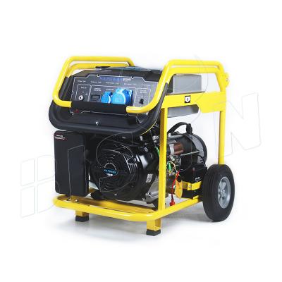 China MATCHUP Professional 3 Phase 230V 7.5 Kw 7.5 Kva Petrol Gasoline Generator with Handle and Wheel 20000set/Month for sale