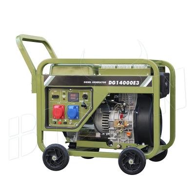 China MATCHUP Air Cooled 10 Kva 10Kw Sound Proof Diesel Engine Generator 20000set/Month for sale