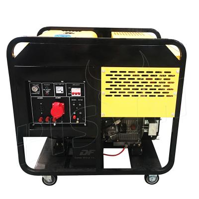 China MATCHUP Two Cylinder 10Kw 12Kva 3 Phase Sound Proof Diesel Engine Air Cooled Silence Generators 20000set/Month for sale