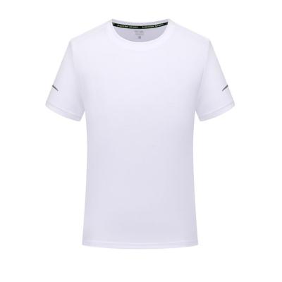 China New Solid Color Anti-Wrinkle 2022 Short Sleeve Polo T-shirt Men's Quick-Dry Crew Multi Color T-shirt Custom T-shirt for sale