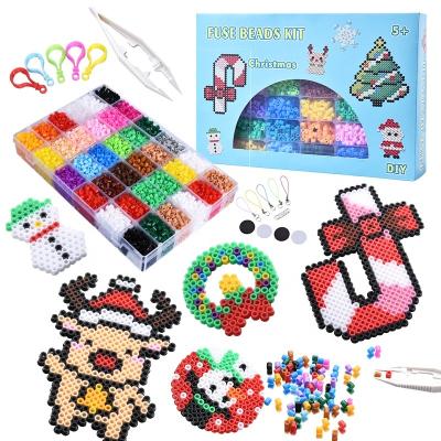 China Modern hot selling diy hama beading hama beads 5mm kids educational toys for melting beads for sale