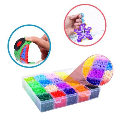 China Wholesale High Quality 5mm Modern Hama Beads 20 Colors Kids Educational Handmade Diy Toys Boxed Fuse Beads Kit for sale