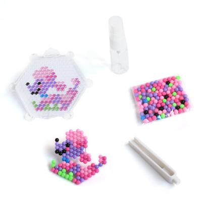 China PVA 3d Kids Educational Toys Sprinkles Sticky Magic Beads Diy Handmade Opens Making 5mm Bagged Water Fuse Beads for sale