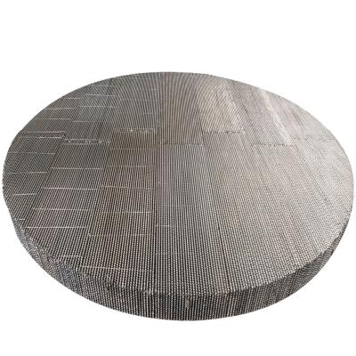 China Industrial Mesh Perforated Corrugated Plate Structured Wire Grid SS304 SS316 SS316L SS410 Supplier Tower Support Tower Manufacturer for sale