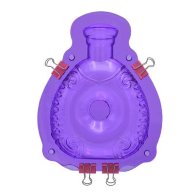 China Viable Perfume Bottle Polycarbonate Chocolate Mold 3D Fondant Mold for sale