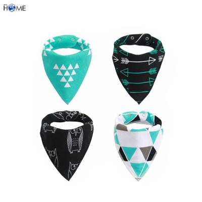 China Stocked Custom Dog Bandana Triangle Plaid Bibs Reversible Collar Cotton Scarf for sale