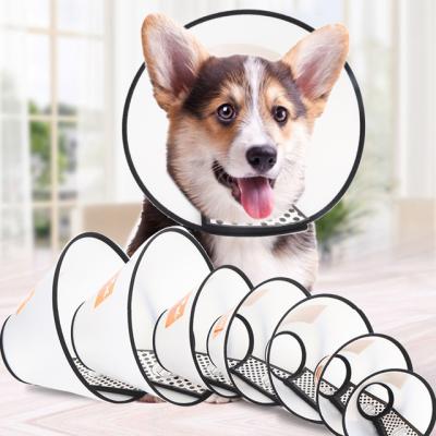 China Durable Adjustable Anti Bite Pet Protect Collar Elizabeth Collar For Dog for sale