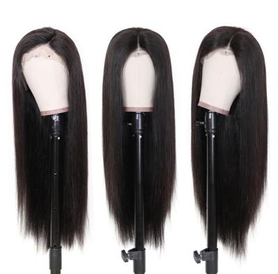 China 2021 Hot Sale Wholesale Free Shipping Silky Straight Wave Cuticle Aligned Unprocessed Brazilian Virgin Human Hair Lace Front Wigs for sale