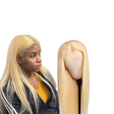 China Straight 40 Inch Length 613 Long Full Lace Wig Hair, Blonde HD Lace Wig, Full Lace Hair Wig for sale