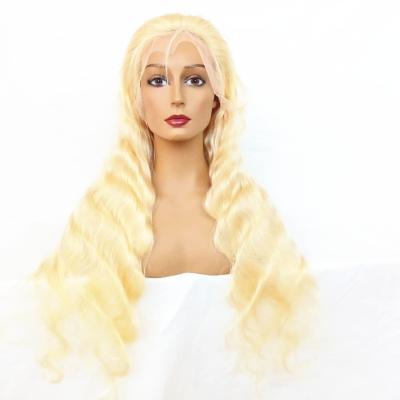 China Virgin Straight Raw Cuticle Aligned Brazilian Hair Lace Headband 613 HD Transparent Lace Front Wig With Baby Hair For Black Women for sale