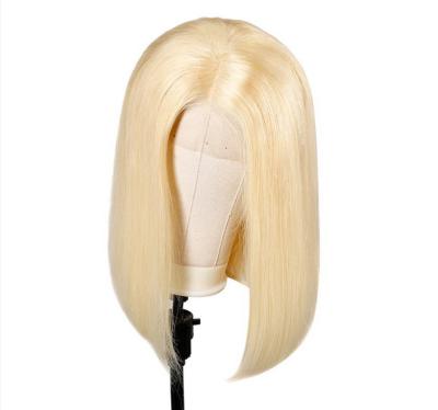 China Wholesale Cheap Russian Blonde 613 Human Hair Lace Front Wig Good Quality Price China Straight Lace Wig Sellers for sale