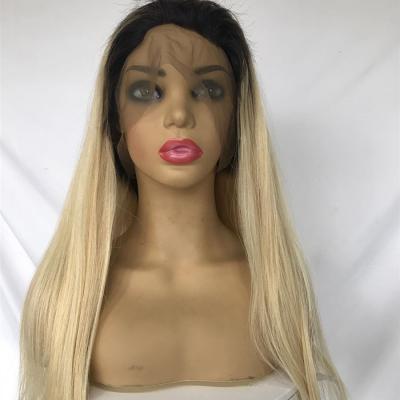 China Blonde Full Lace Wig 40 Inch 613 Virgin Human Hair Silky Straight Brazilian Hair Lace Frontal Wave 613 Wig for sale