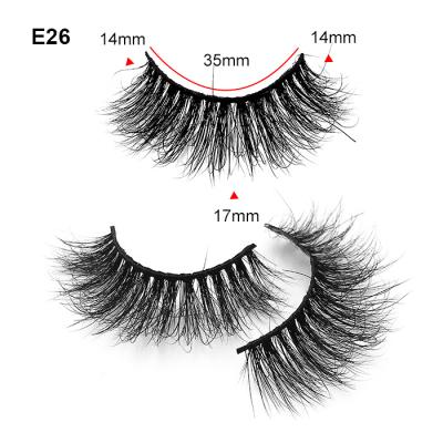 China Wholesale Thick 8D Mink Private Label Cheap Luxury Mink Lashes 25mm Super Fluffy Mink Eyelashes for sale