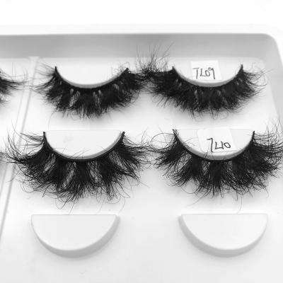 China 100% Real Long Lash Best 5D Sensitive Siberian Private Label Mink Lashes 3D Mink Eyelash 25Mm Mink Eyelash for sale