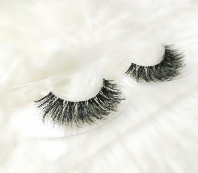 China 25MM 2021 Mink Lashes Wholesale Thin Mink Strip 3d Strip Mink Eyelash Lashes Wholesale Clear Lashes for sale