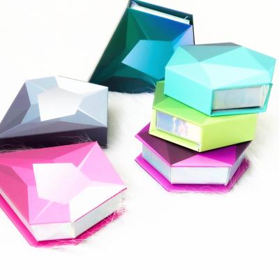 China High Quality Make Your Own Brand Eyelash Packaging Vendors Custom Printed Eyelash Boxes With Ribbon 2021 for sale