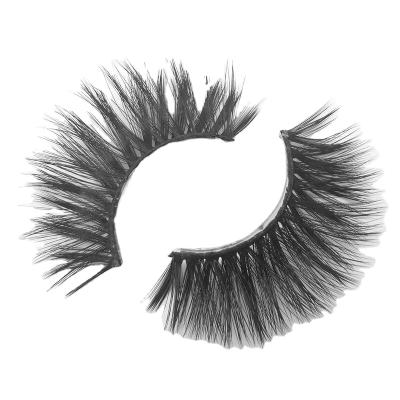 China Full False Mink Eyelashes Long Strip Vendors Cruelty Free Natural Faux Mink Eyelash Private Label Own Brand Wholesale for sale