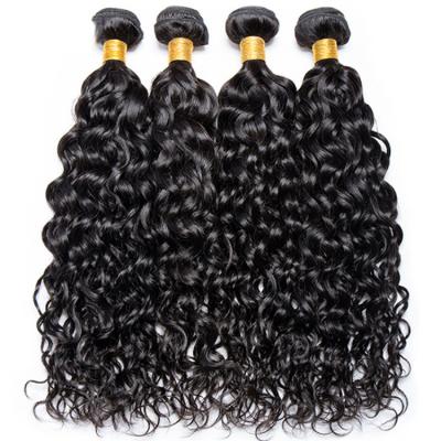 China 100% Custom Logo Cheap Brazilian Cambodian Hair 10a 12a Water Wave Virgin Water Wave Hair Bundles for sale