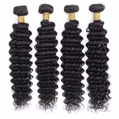 China Virgin Hair Deep Wave Hair Extension Raw Human Remy Natural Wave Hair Bundles for sale