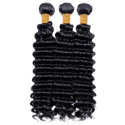 China Russian Deep Wave Human Hair Weft Extensions Remy Human Hair 10A for sale