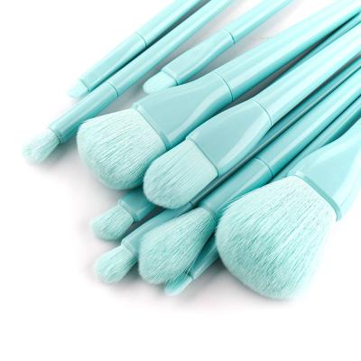 China 10 Pcs High Quality High Quality Logo Profesional Makeup Small Quantity Private Brush for sale