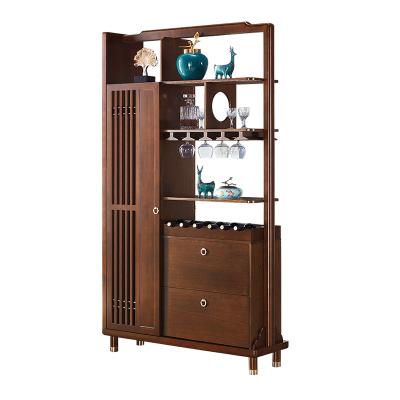 China Living Room Extendable Furniture Multifunctional Living Room Cabinet Solid Wood New Chinese Design for sale