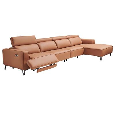 China Extendable Multifunctional Electric Sofa Lift Comfortable Leather Sofa for sale