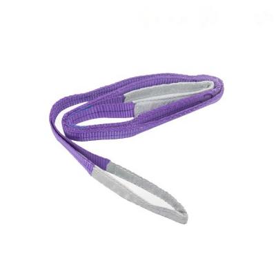 China Making lifting sling China supplier 25mm-300mm width polyester webbing sling used for lifting goods for sale