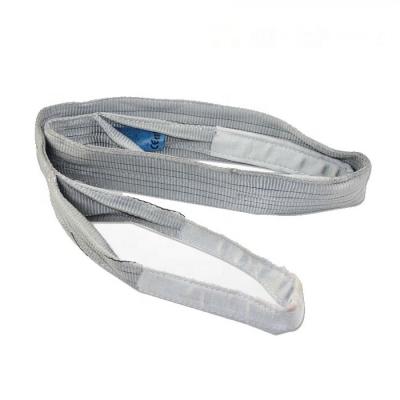 China Making Lifting Sling Factory Price Double Ply Color Coded 4 Ton 1 Meter Polyester Flat Webbing Sling for sale