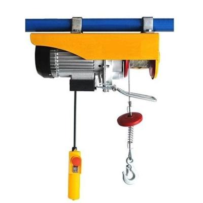 China Construction Site Pusher Mini Electric Crane Remote Control PA1000 Electric Wire Rope Hoist for sale