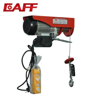 China 250kg type electric hoist, mini electric wire rope mini construction site pusher hoist 2 ton, electric winch hoist for sale