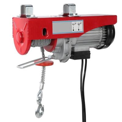 China PA Type 220v/230v 300kg Wire Rope Well Service Electric Construction Site Lifter Hoist for sale