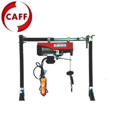 China Construction site pusher 1ton electric wire rope hoist electric hoist /mini electric winch with trolley for sale