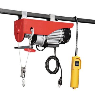 China Mini PA200 Mini Electric Goods Hoist 220v/230v Wire Rope Lifting Electric Hoist for sale