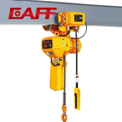 China 0.5 Ton Lifting Goods Industry Used Electric Chain Hoist With Remote Control for sale