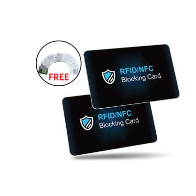 China Custom Printed PVC NFC RFID 13.56MHz FREE CARD SOCKET Waterproof/Waterproof Blocking Contactless Safe Smart Card Blocker Credit Card zu verkaufen