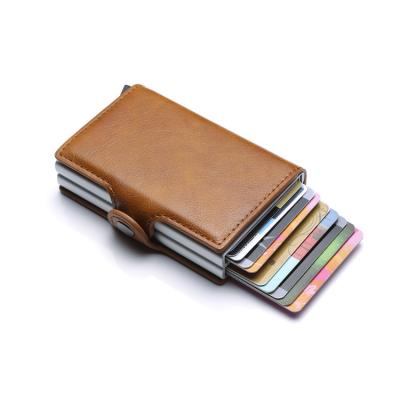 China Custom Waterproof / Waterproof Business Card Holder RFID NFC Blocking Magnetic ID Card Holder zu verkaufen