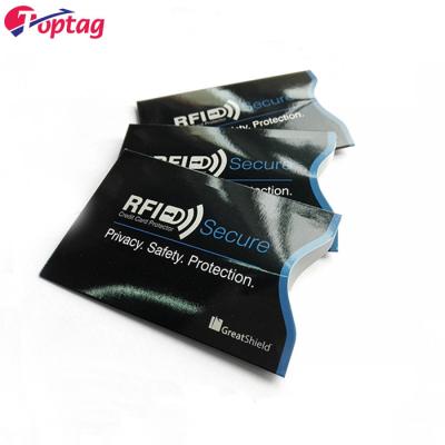 China Support Custom Color Waterproof And Printed Logo And RFID Blocking Sleeve Credit Card zu verkaufen