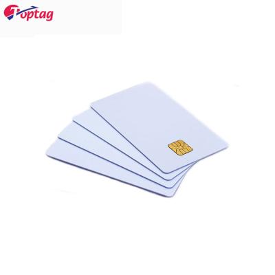 China Waterproof / Waterproof Rfid Sle5542 Chip White Pvc Contact Chip 4428 Blank Contactless IC Card Smart Card For Hotel zu verkaufen