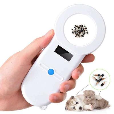 China High Quality Handheld Animal Rfid Ear Tag Scanner Horse Pig Cow Goat Rfid Chip Animal Identification Reader zu verkaufen