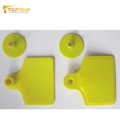 China Animal Identification And Tracking UHF If Custom Animal RFID Livestock Cattle Tracking Ear Tag zu verkaufen