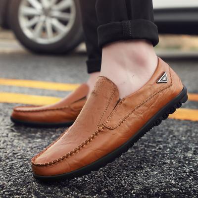 China China Supplier Flat Men's Leather Shoes Non-slip And High-end Shoes High Quality Durable Shoes for sale